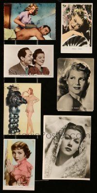 9x171 LOT OF 7 POSTCARDS '40s-60s James Bond, Thin Man, Forbidden Planet, Rita Hayworth & more!