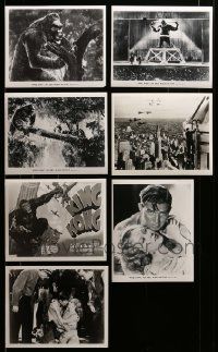 9x367 LOT OF 7 KING KONG REPRO 8X10 STILLS '80s special effects scenes, poster image & more!