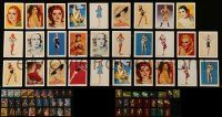 9x177 LOT OF 84 PIN-UP COLLECTIBLE TRADING CARDS '90s great sexy artwork, many with nudity!