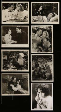 9x369 LOT OF 7 1950S TV RE-RELEASES AND 1 REPRO 8X10 STILLS '50s-80s Bride Wore Red, Clara Bow!