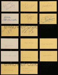 9x179 LOT OF 8 COUNTRY MUSIC STAR SIGNED 3X5 INDEX CARDS '70s they can be framed with photos!