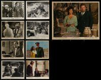 9x228 LOT OF 9 COLOR AND BLACK & WHITE 8X10 STILLS '50s-80s scenes from a variety of movies!
