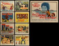 9x092 LOT OF 9 TITLE CARDS '50s-60s great images from a variety of different movies!