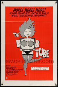 9y100 BOOB TUBE 1sh '75 groovier & boobier, great sexy TV artwork image!