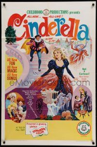 9y157 CINDERELLA 1sh '66 Rita-Maria Nowotny, Rudiger Lichti, Childhood Productions fantasy!