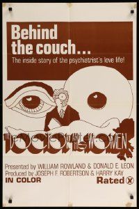 9y235 DOCTOR & HIS WOMEN 23x35 1sh '70s the inside story of the psychiatrist's sexy love life!