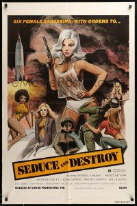 9y240 DOLL SQUAD 1sh '73 Ted V. Mikels directed, an elite army of lady assassins!