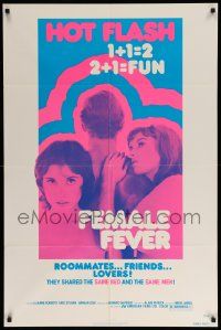 9y298 FEMALE FEVER 1sh '77 LuAnne Roberts, Uschi Digard, roommates, friends & lovers!