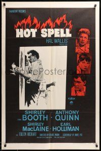 9y412 HOT SPELL 1sh '58 Shirley Booth, Anthony Quinn, Shirley MacLaine