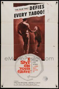 9y426 I SPIT ON YOUR GRAVE 1sh '63 J'irai cracher sur vos tombes, Christian Marquand!