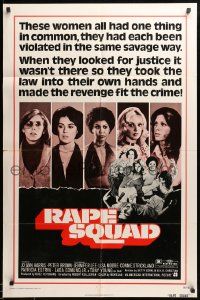 9y693 RAPE SQUAD 1sh '74 AIP, Act of Vengeance, these women were violated in the same savage way!