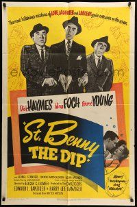 9y809 ST BENNY THE DIP 1sh '51 directed by Edgar Ulmer, Dick Haymes & Nina Foch!