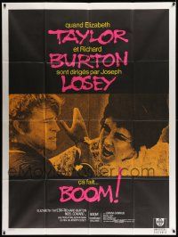 9z761 BOOM French 1p '68 Elizabeth Taylor & Richard Burton, Tennessee Williams drama!