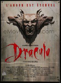 9z763 BRAM STOKER'S DRACULA French 1p '92 directed by Francis Ford Coppola, great vampire image!