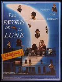 9z803 FAVORITES OF THE MOON French 1p '84 Otar Iosseliani's Les Favoris de la lune, cool montage!