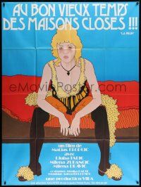 9z804 FEAR French 1p '74 Matjaz Klopcic's Strah, art of blonde Yugoslavian prostitute by Guerin!