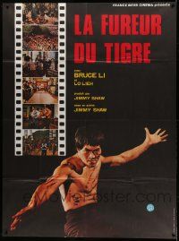 9z807 FIST OF FURY PART 2 French 1p '76 cool different image of Bruce Lee look-alike!