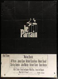 9z825 GODFATHER French 1p '72 Marlon Brando & Al Pacino in Francis Ford Coppola crime classic!