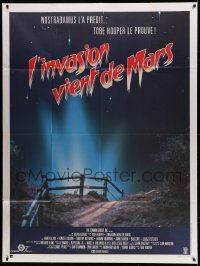 9z847 INVADERS FROM MARS French 1p '86 Tobe Hooper, there's no place on Earth to hide!