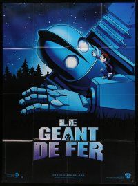 9z848 IRON GIANT French 1p '99 animated modern classic, cool different cartoon robot image!