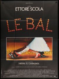 9z869 LE BAL French 1p '83 really cool art of dancing legs, directed by Ettore Scola!