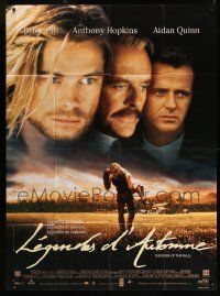9z873 LEGENDS OF THE FALL French 1p '94 Brad Pitt, Anthony Hopkins, Aidan Quinn, Julia Ormond!