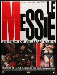 9z901 MESSIAH French 1p '99 cool William Klein artwork + woman covered in tattoos getting another!