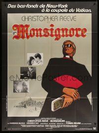 9z906 MONSIGNOR French 1p '82 Christopher Reeve, Bujold, Frank Perry, Selesneff & Philippe art!