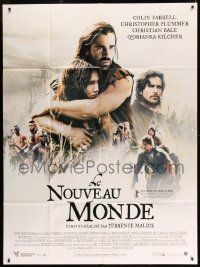 9z913 NEW WORLD French 1p '06 Colin Farrell as Captain John Smith, Christian Bale, Terrence Malick