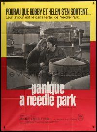 9z925 PANIC IN NEEDLE PARK French 1p '71 Al Pacino & Kitty Winn are heroin addicts in love!