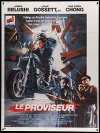9z938 PRINCIPAL French 1p '87 James Belushi, Louis Gossett, Jr., Jean Jacques Boyer art!