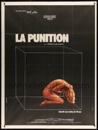 9z939 PUNISHMENT French 1p '73 naked bloody prostitute trapped in transparent cube by Ferracci!