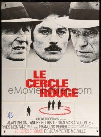 9z942 RED CIRCLE French 1p '70 Jean-Pierre Melville's Le Cercle Rouge, Alain Delon