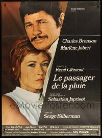 9z948 RIDER ON THE RAIN French 1p '70 Charles Bronson, Marlene Jobert, directed by Rene Clement!