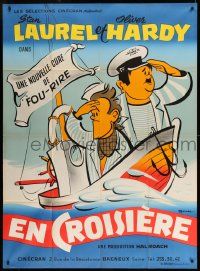 9z953 SAPS AT SEA French 1p R50s Bohle art of sailors Stan Laurel & Oliver Hardy, Hal Roach