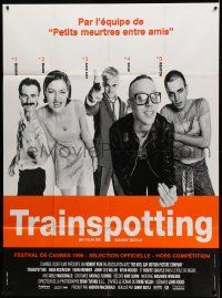 9z985 TRAINSPOTTING French 1p '96 heroin drug addict Ewan McGregor, directed by Danny Boyle!