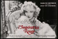9z721 SCARLET EMPRESS French 31x46 R90s Josef von Sternberg, c/u of Marlene Dietrich wearing fur!