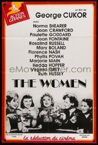 9z732 WOMEN French 32x47 R90s Joan Crawford, Rosalind Russell, Norma Shearer, Goddard, Fontaine