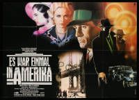 9z122 ONCE UPON A TIME IN AMERICA German 2p '84 Sergio Leone, De Niro, best different Casaro art!