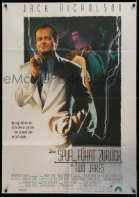 9z137 TWO JAKES German 33x47 '90 cool full-length art of smoking Jack Nicholson by Rodriguez!