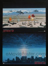9z151 INDEPENDENCE DAY set of 2 German LCs '96 both with cool special effects scenes!