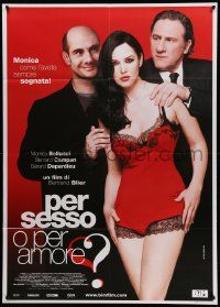 9z286 COMBIEN TU M'AIMES Italian 1p '06 Gerard Depardieu,, super sexy Monica Bellucci, Campan!