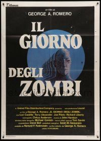 9z298 DAY OF THE DEAD Italian 1p '86 George Romero's Night of the Living Dead zombie horror sequel!
