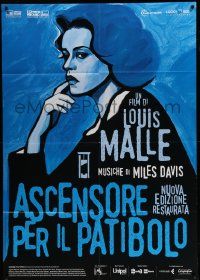 9z316 ELEVATOR TO THE GALLOWS Italian 1p R2016 Louis Malle, different Kimura art of Jeanne Moreau!
