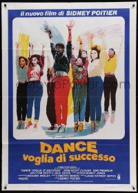 9z324 FAST FORWARD Italian 1p '85 dance competition directed by Sidney Poitier, different image!