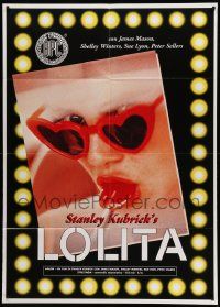 9z380 LOLITA Italian 1p R80s Stanley Kubrick, sexy Sue Lyon with heart sunglasses & lollipop!