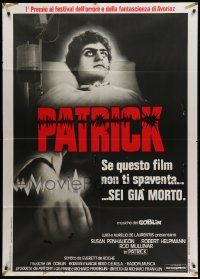 9z409 PATRICK Italian 1p '79 Australian horror, he was deaf, dumb & blind but had a 6th sense!