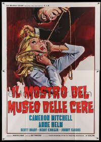 9z206 NIGHTMARE IN WAX Italian 2p '70 Enzo Sciotti art of scared blonde with noose around her neck!