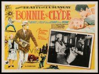 9z528 BONNIE & CLYDE Mexican LC '67 Faye Dunaway telling bank teller to put the cash in the bag!