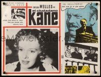 9z533 CITIZEN KANE Mexican LC R60s Orson Welles classic, great close up of Dorothy Comingore!